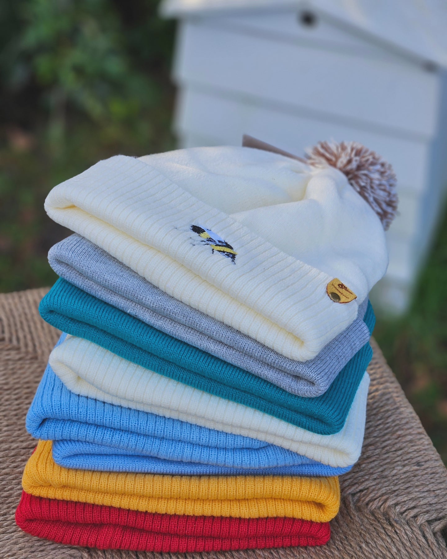 Embroidered Bee Hat