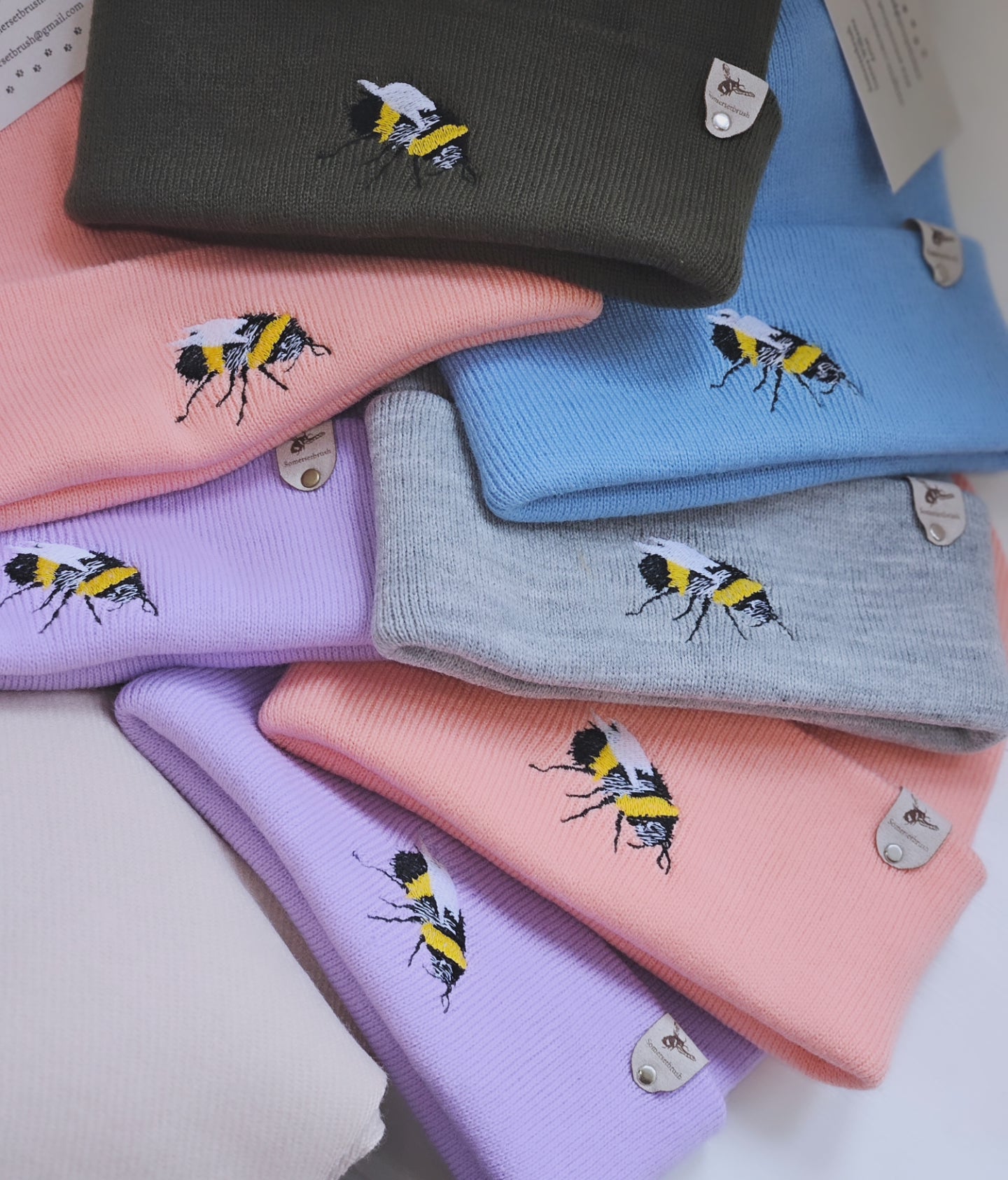 Embroidered Bee Hat